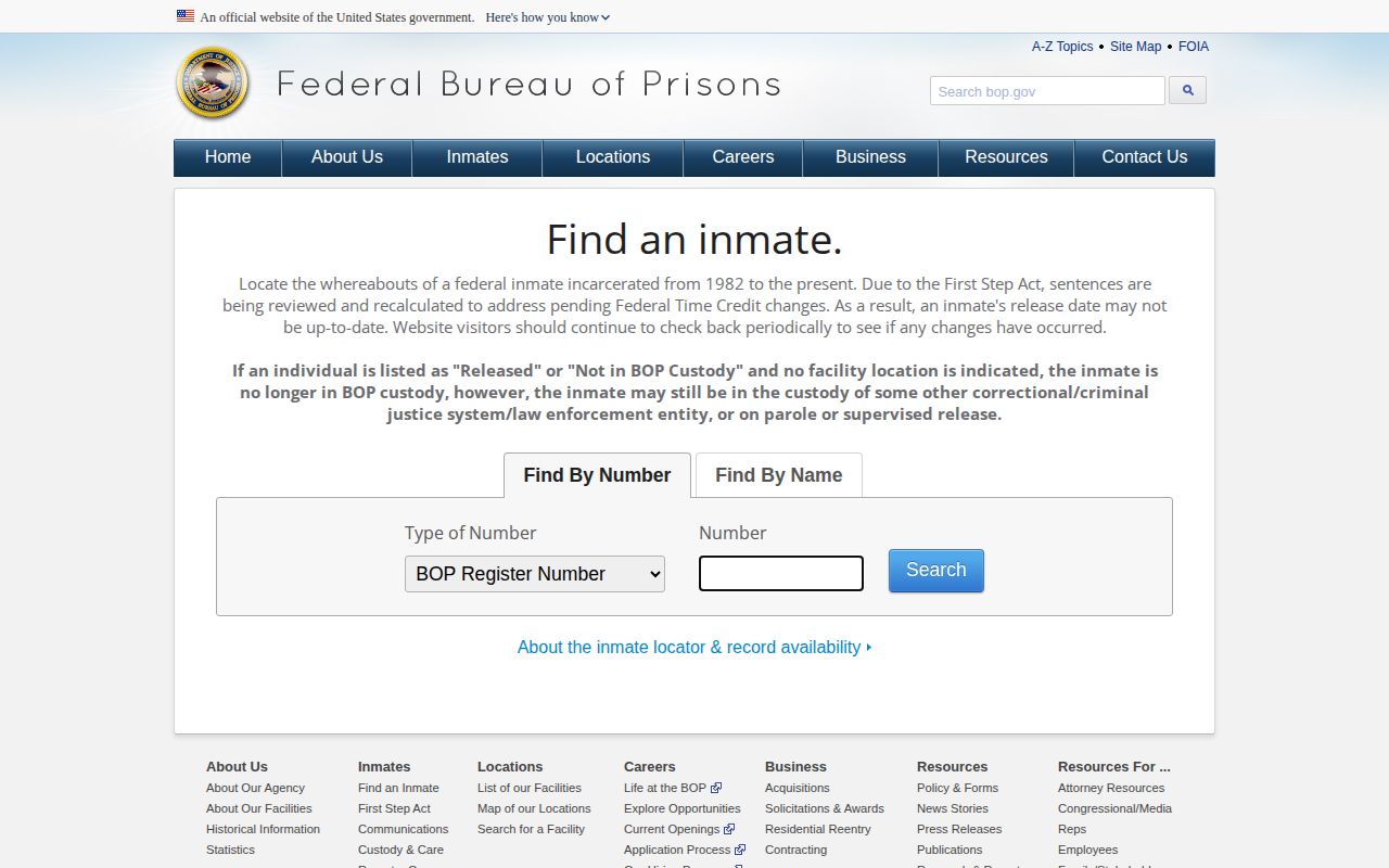 Federal locator for a Haywood County release record check